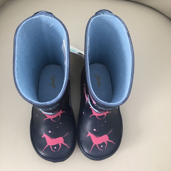 NWT Joules Kids’ Rain Boots Size US8 - Picture 4 of 8